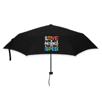 Sonderpädagogik-lehrer "sped Teacher Inclusion" - Umbrella (small) - black - Front
