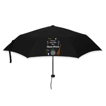 I am not a House Wife i am a Home Witch - Umbrella (small) - black - Front