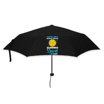 Water polo player funny water polo player gift - Umbrella (small) - black - Front
