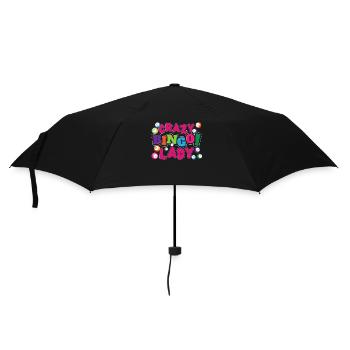 Joueur de bingo Crazy Bingo Lady - Parapluie standard - noir - Devant