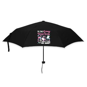 Joueur de bingo Je suis ce fou de bingo - Parapluie standard - noir - Devant