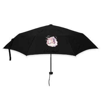 Welcome, Baby Girl - Umbrella (small) - black - Front