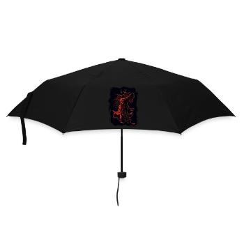 Ein Tanz mit dem Teufel - Regenschirm (klein) - Schwarz - Vorne