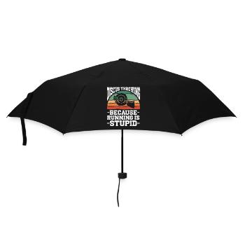 Discus thrower Athletics Discus throw - Umbrella (small) - black - Front