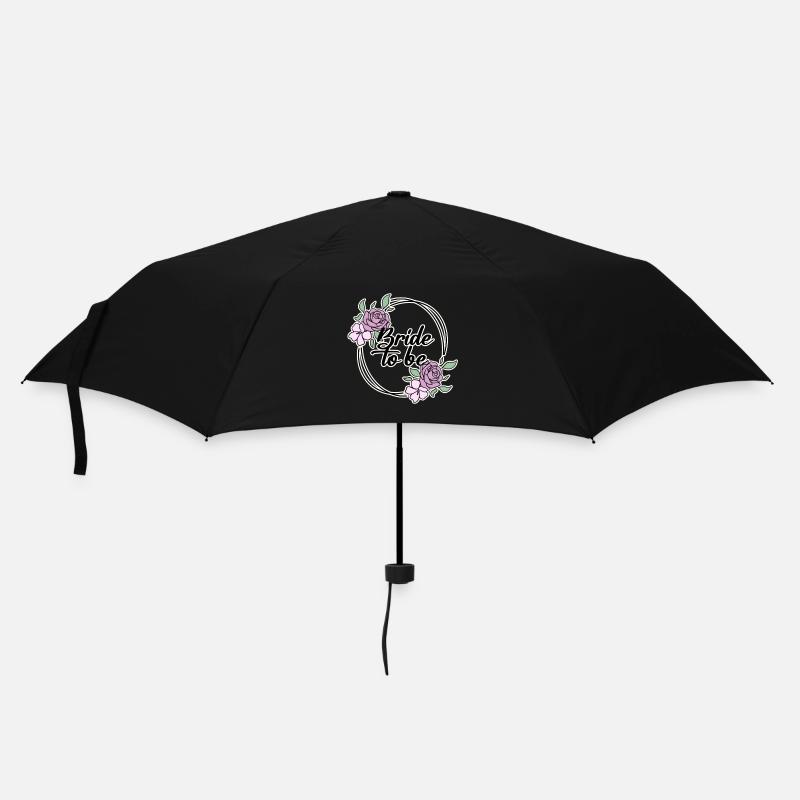 Braut Brautkleid - Regenschirm (klein) - Schwarz