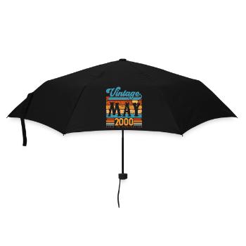 May 2000, Vintage Birthday Gift May 2000. - Umbrella (small) - black - Front