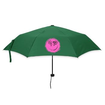 Bicycle Face - Umbrella (small) - bottlegreen - Front
