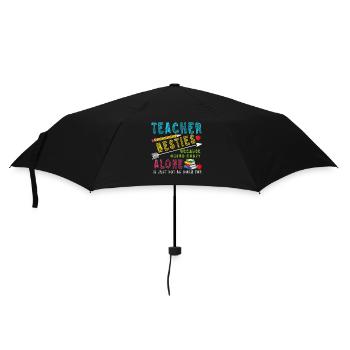 Les meilleurs amis des enseignants parce qu'ils deviennent fous - Parapluie standard - noir - Devant