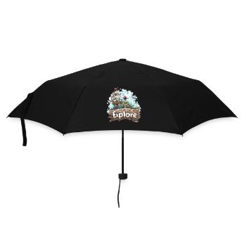 Wooden Pirate Ship and Island Explorer - Umbrella (small) - black - Front