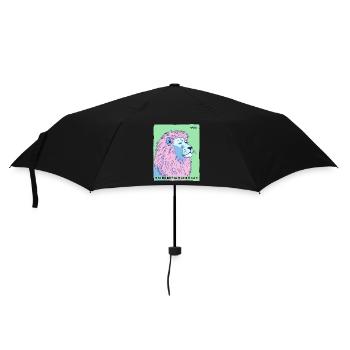 It shouldn't be so hard, Leo - Umbrella (small) - black - Front