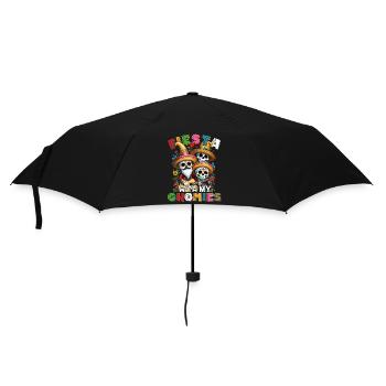Gnomes Nains Fiesta Drôle de dicton - Parapluie standard - noir - Devant