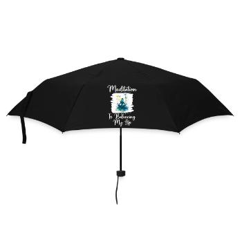 La méditation équilibre ma vie - Parapluie standard - noir - Devant