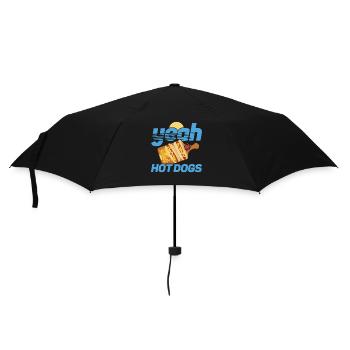 Hot Dog Adult Yeah! Hot Dogs - Parapluie standard - noir - Devant
