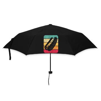 Hot Dog Adulte Rétro Vintage - Parapluie standard - noir - Devant