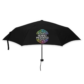 Stark meditiert - Regenschirm (klein) - Schwarz - Vorne