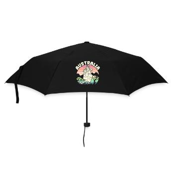 Australien Känguru Australier Sydney Boxen - Regenschirm (klein) - Schwarz - Vorne
