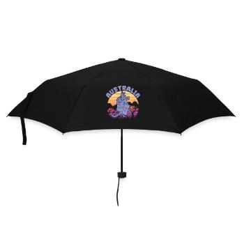 Australien Känguru Australier Sydney Boxen - Regenschirm (klein) - Schwarz - Vorne