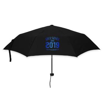 Septembre 2019 - Anniversaire en septembre Génial - Parapluie standard - noir - Devant