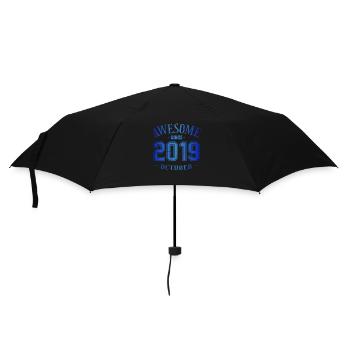 Octobre 2019 - Anniversaire en octobre Génial - Parapluie standard - noir - Devant