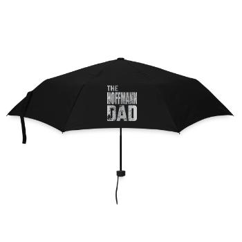 Hoffmann Papa Vater Dad Geschenkidee - Regenschirm (klein) - Schwarz - Vorne