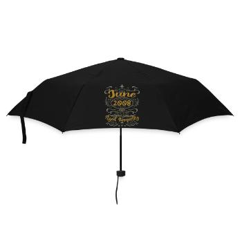 2008 Juin 2008 Cadeau Anniversaire Juin 2008 Juin - Parapluie standard - noir - Devant