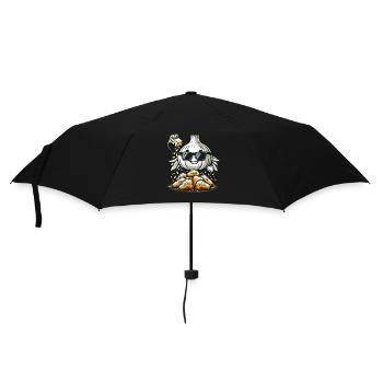 Chicken Wings Wing Hot Cooked Chicken Fast Food - Umbrella (small) - black - Front