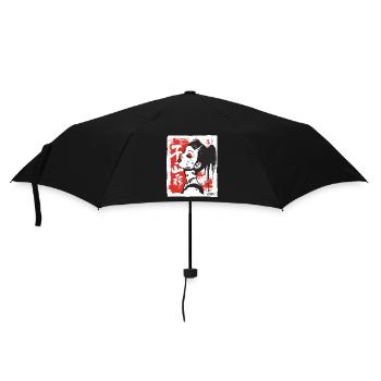 Fille japonaise cool - Parapluie standard - noir - Devant