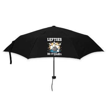 Bowling Left-handed Left-handed bowler - Umbrella (small) - black - Front