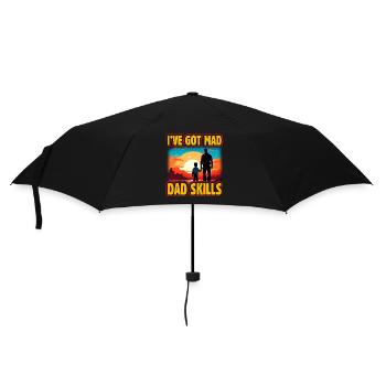 J’ai des compétences de papa fou - Parapluie standard - noir - Devant