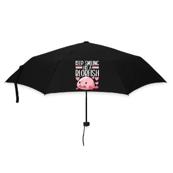 Poisson blob mignon poisson laid - Parapluie standard - noir - Devant