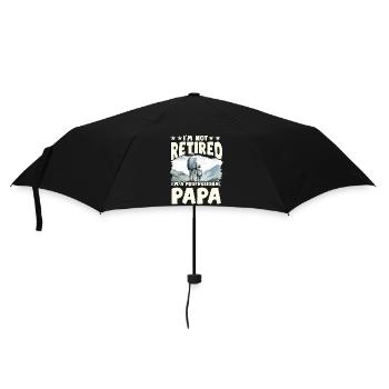 I'm not retired I'm a professional Papa - Umbrella (small) - black - Front