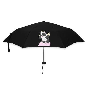 Panda Angel Wings - Umbrella (small) - black - Front