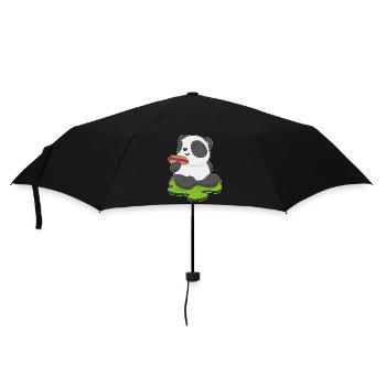 Panda Hotdog - Umbrella (small) - black - Front