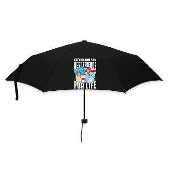 Father and Son best friends for Life - Umbrella (small) - black - Front