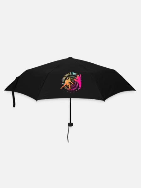 Capoeira - Regenschirm (klein) - Schwarz