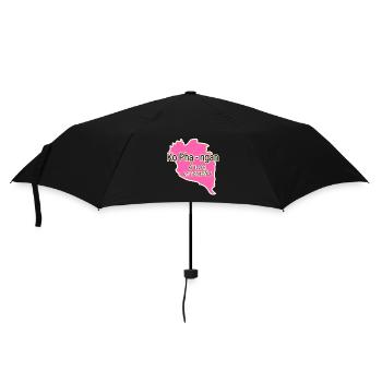 Koh Phangan Island Map - Umbrella (small) - black - Front
