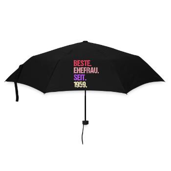Meilleure épouse de la Saint-Valentin depuis 1959 - Parapluie standard - noir - Devant