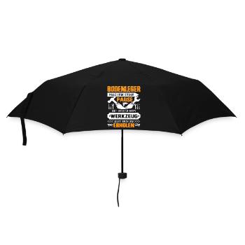 Floor layers don't take a break - Umbrella (small) - black - Front