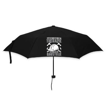 Handwerk Handwerker Handwerker Humor Baustelle - Regenschirm (klein) - Schwarz - Vorne