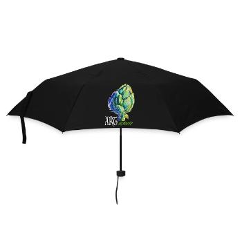 ARTischocke - Regenschirm (klein) - Schwarz - Vorne