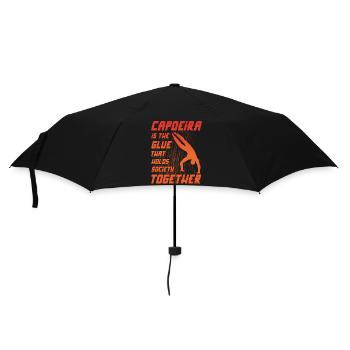 La capoeira est le ciment qui maintient la société ensemble - Parapluie standard - noir - Devant