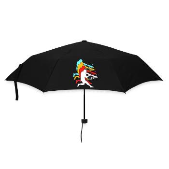 Baseball - Umbrella (small) - black - Front