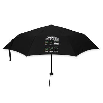 Trading Crypto Stock Market Investor Day Trader - Parapluie standard - noir - Devant