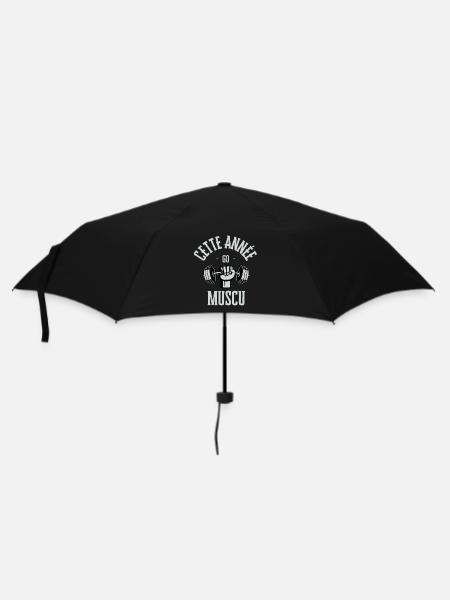Cette année go muscu - Parapluie standard - noir