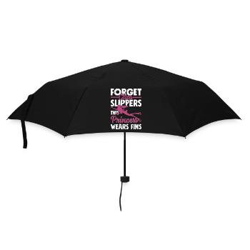 Forget Glass Slippers This Princess Wears Fins Gir - Regenschirm (klein) - Schwarz - Vorne