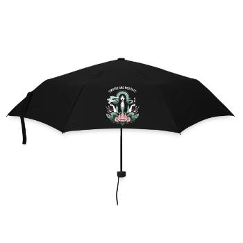 Smudge Sage Plume Sorcellerie spirituelle Méditer - Parapluie standard - noir - Devant