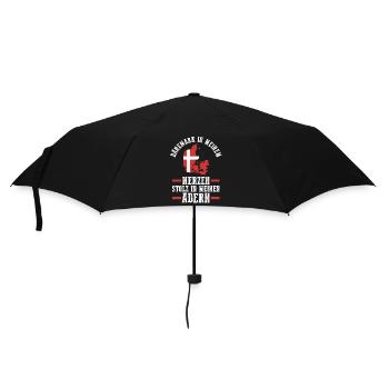 Danois Danemark - Parapluie standard - noir - Devant
