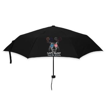 Amusez-vous Capy-Blast ce 4 juillet - Patriot - Parapluie standard - noir - Devant