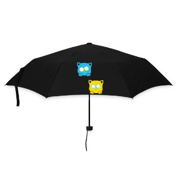 Animal shelter, animal lover, animal welfare, cats, Ukraine - Umbrella (small) - black - Front