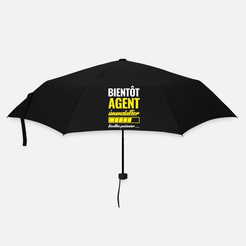 Soon Real Estate Agent please wait - Umbrella (small) - black